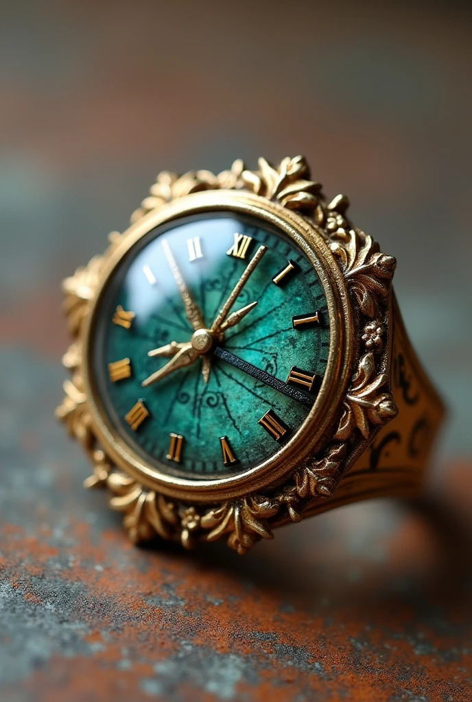 Create a visually captivating surreal close-up of a feather, amplifying its delicate textures and intricate details. Utilize dramatic lighting to reveal the subtle nuances and unique patterns of the feather's surface. Merge the feather with a vintage pocket watch, seamlessly blending the organic and mechanical elements. Transform the feather's barbs into delicate clock hands, evoking a sense of timelessness and wonder. Emphasize vivid colors and contrasts to add a surreal and mesmerizing touch.
