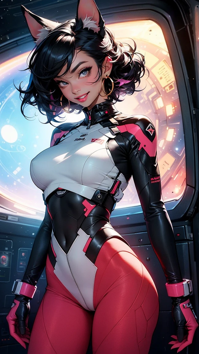 cute bunny girl,(((1girl))),((bunny girl with extremely cute and beautiful black hair)),(((bunny girl,anthro furry cute,bunny-girl,bunny ears,bunny ears on head,big bunny ears))),


(large breasts:1.4),saggy breasts,(((black hair:1.35,colored inner hair,ear breathing,short hair))),((heterochromia:1.5, (pink_eye and blue_eye))),intricate eyes,beautiful detailed eyes,symmetrical eyes,((fat)),(((lustrous skin:1.5,bright skin: 1.5,skin tanned,shiny skin,very shiny skin,shiny body,plastic glitter skin,exaggerated shiny skin,illuminated skin,wet legs))),(spider lower abdomen,narrow waist,wide hip,athletic body,inflated legs, thick thighs,detailed body,(detailed face)),

cute,slutty,seductive,erotic,(((nsfw))),

zettai ryouiki,((slingshot swimsuit black,wearing a slingshot swimsuit outfit:1.3,swimsuit type spacesuit,black armor swimsuit:1.3)),(((huge cleavage))),((wet clothes,intricate outfit,intricate clothes)),

(dynamic pose:1.0),solo focus,embarrassed,(centered,scale to fit dimensions,Rule of thirds),

cyberpunk city by the ocean at night, with bright neon signs and dark stormy clouds and puddles, scenery:1.25,nighttime, starry night, cosmos,Very dark night that makes the neon lights stand out, very bright neon lights,nighttime, starry night, cosmos,

highres, sharp focus, (ultra detailed, extremely detailed), (photorealistic artwork:1.37),(extremely detailed CG unity 8k wallpaper),((synthwave background theme)),(((vibrant colors))),(intricate background),(masterpiece),(best quality),

