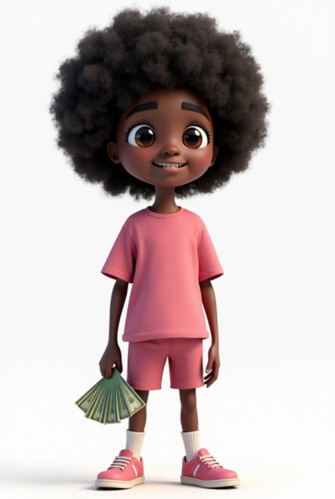 A closeup of a child with black skin:1, brown fur headphones walking down a sidewalk, desenhos animados realistas, estilo dos desenhos animados, personagem bonito dos desenhos animados, painting digital adorable, arte conceitual do menino solteiro, personagem de desenho animado, in style of disney animation, Cartoon style illustration, estilo de arte dos desenhos animados, animation film, estilo bonito dos desenhos animados, animated film, Arte infantil em Artstation, arte dos desenhos animados, in cartoon style, animation character ........3d