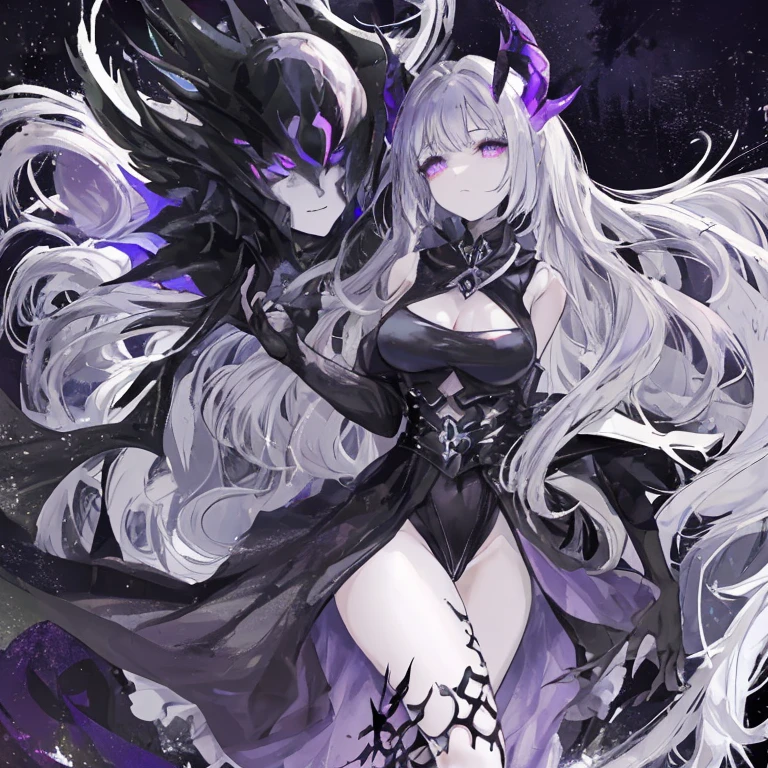 Female Dragon. KanColle's abyssal fleet element. ((Furry)). A turret with mouth. double teeth. purple color. metallic black shell. Anime style.