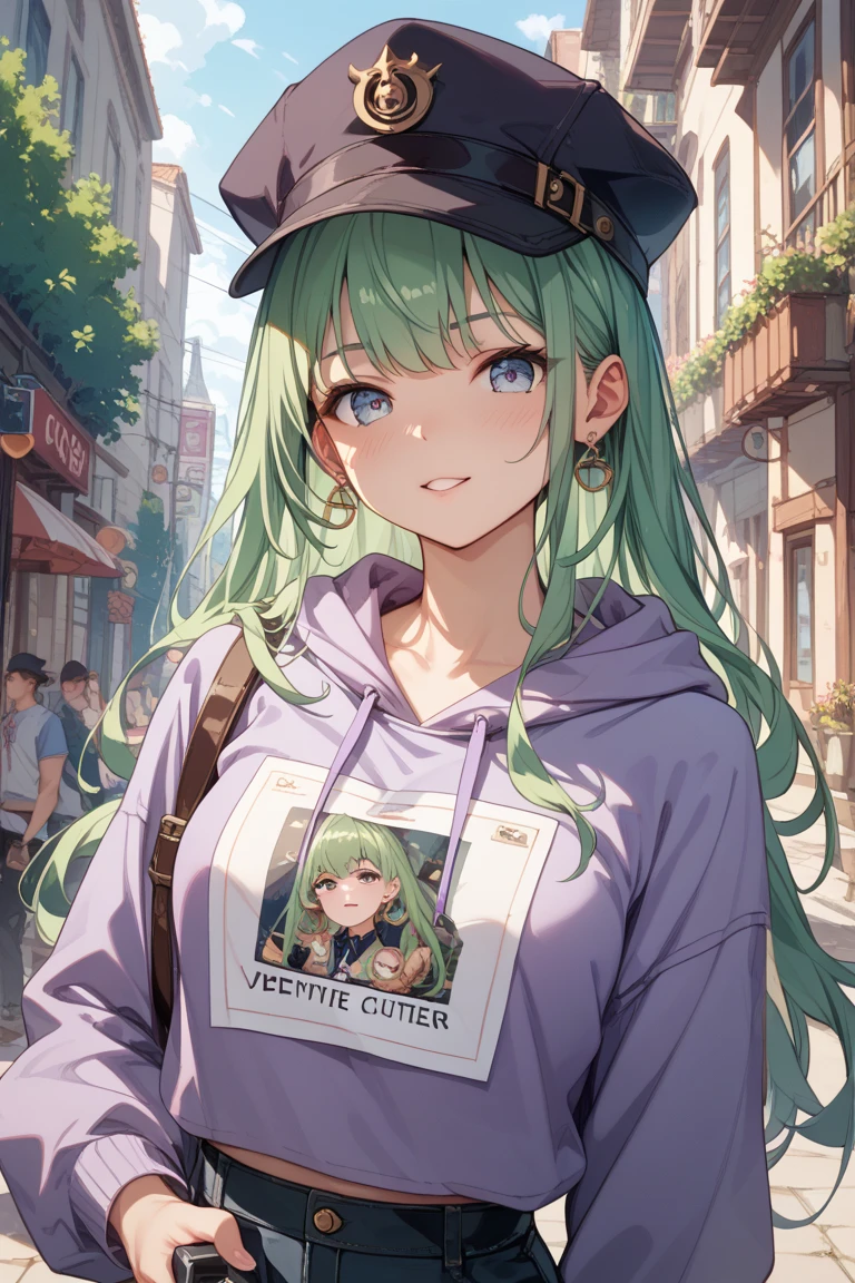 cute face, little smile, gorgeous face, 4k, anime, 8k