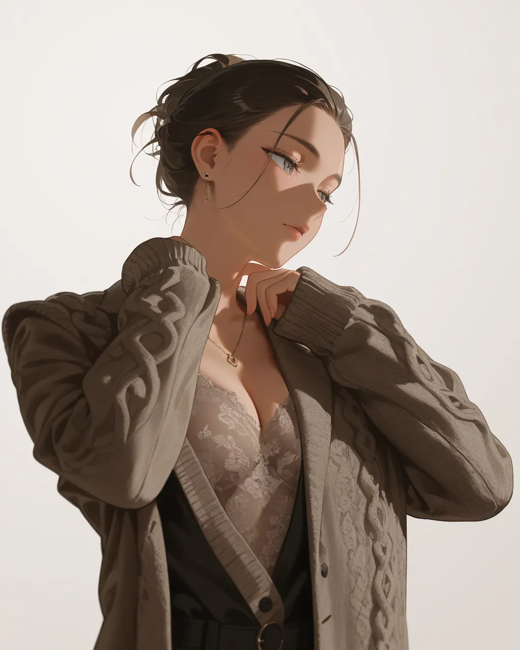 score_9, score_8_up, score_7_up, score_6_up, score_5_up, score_4_up, source_anime, medium shot, Gina Carano, female seductive