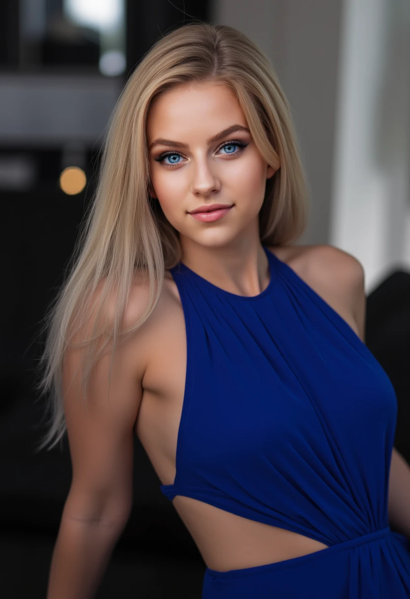 beautiful skinny hot girl of 20 years old, with blue eyes, looking directly at the camera, (platinum blond hair), bimbo makeup, at Park, very realistic, instagram selfie, ((tight shirt nipples)), film grain, toned tummy, fake lips, filler lips, skinny hot Body , big butt, showing belly.