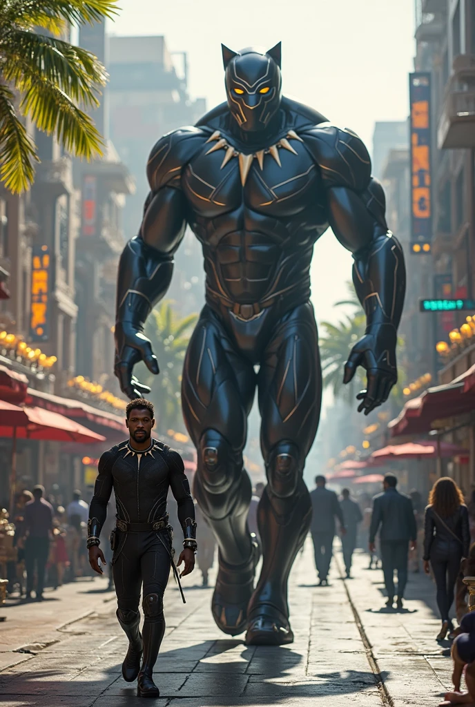 Marvel&#39;s Black Panther plus Marvel&#39;s Hulk horizontal image
