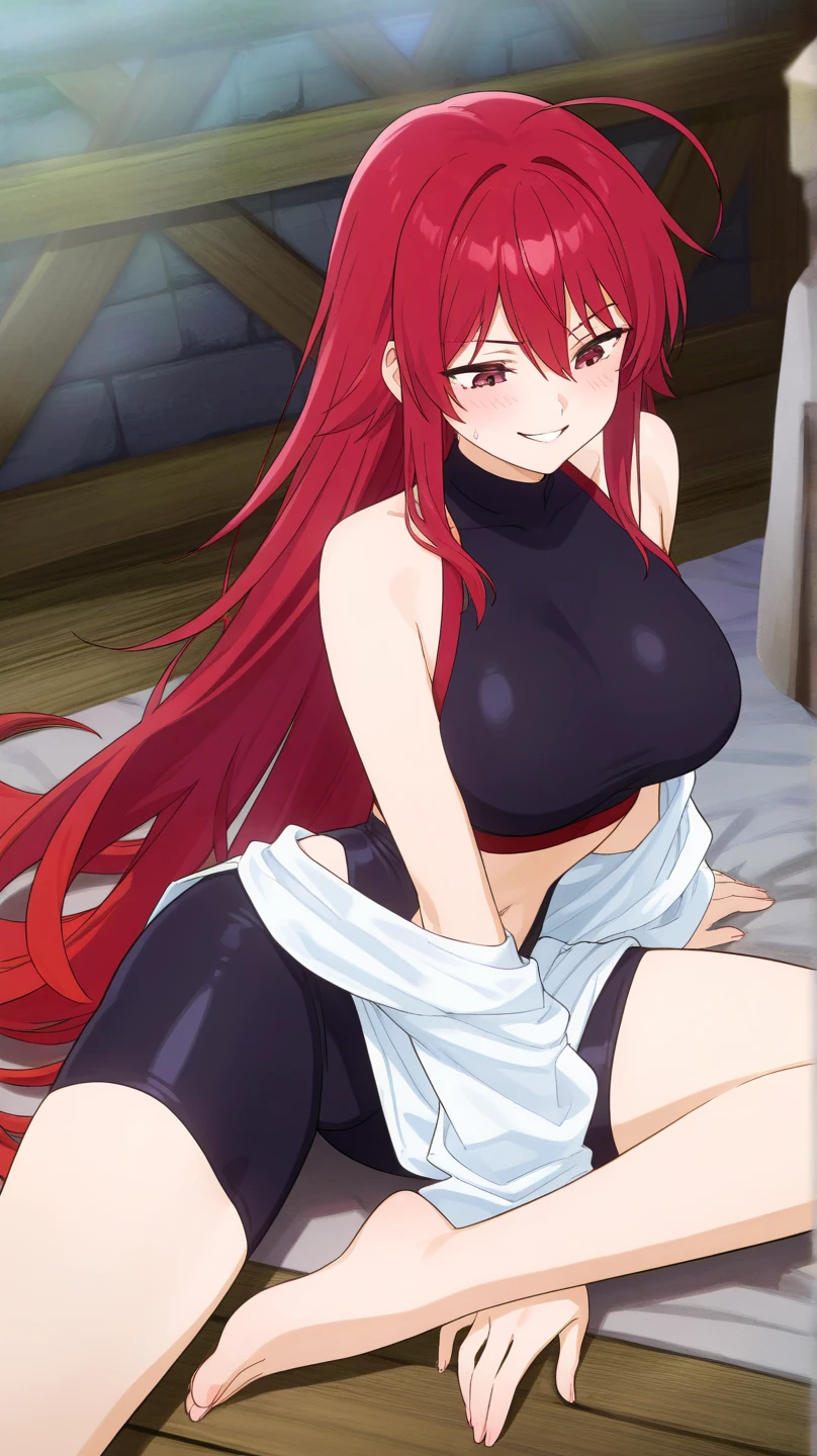 details, Exhibition,, Red hair, shortcut, Huge, makeup gremory, anime high school dxd,big ass, not good,No panties,show spectator, sweating profusely, muscular, vulgar, , open crotch,, show off, Frontal, legs open, trespass,furry, pubic fleece, pervert, Intelligent, Outgoing
