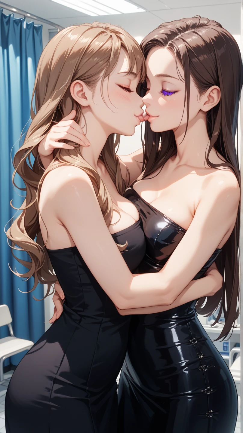 2 girls sucking each other's bct
