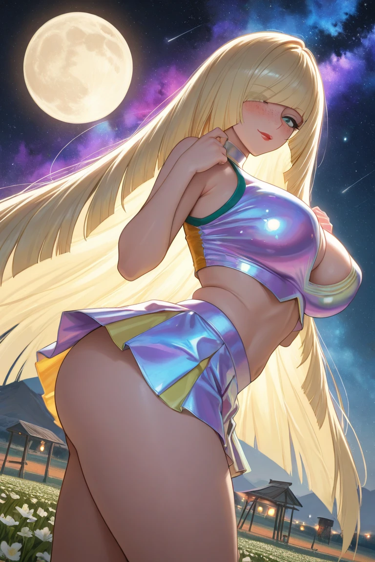 bound arms,bound legs,captured,arms behind back,(((panty shot))) fantasy girl with one long white braid, bangs, eyeliner, (Glitter Pupil)), (Colorful: 1.5), (Hyper-detailing), (exquisite details)), (complex details), ((Cinematic light, Top Quality Backlight)), High contrast, ((BEST lighting, Very delicate and beautiful)), ((Cinematic light)), (ray-traced reflection, Shine) (Glowing aura)), Shock sensation, (Real: 0.5), Original 2 High Saturation,