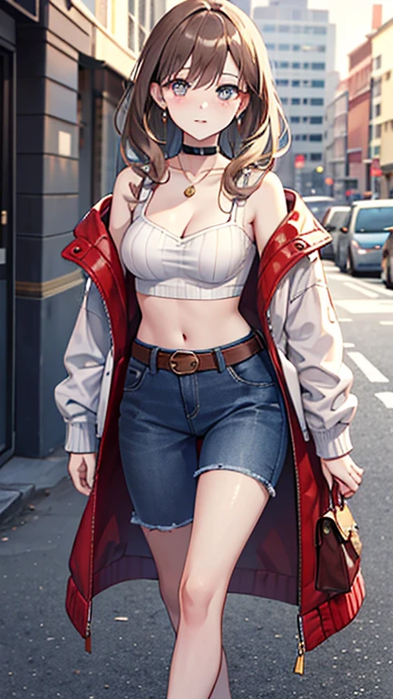 (cartoon style:1.2), Drawings of (harley quinn), he used to smile, perfect green eyes, face detailed, White background, fun pose, seducing gaze,Full body wearing the harley quinn uniform, beautiful medium breasts and wonderful body cartoon style digital illustration. Wearing panties margot robbie ,bare legs , white bra, green vest, sleeveless, へそ, blue jeans, Brown boots, gloves fingerless, short gloves, slightly-smile, , wavy hair, parted bangs, dyed pink and blue pigtails,blue colored eyes,, old american west, sunny desert background, waist belt, best qualityer, Artwork margot robbie close-up of a woman with a necklace around her neck, attractive female face!!!, very beautiful face, very attractive and beautiful, Natalie Dormer, Sydney Sweeney, like Corinne, amber ear, holywood actress, Dakota Fanning, with very thin lips, taken at the beginning of 2020, face perfect ), most beautiful woman in the worlda woman in a red leather jacket and jeans posing for a photo, artegerm extremamente detalhado, gama murata and artegerm, artegerm style, Krenz Cushart e Artegerm, seductive anime girl, artegerm trend, model iG | artegerm, by Yoshihiko Wada, in the artegerm style, artegerm style