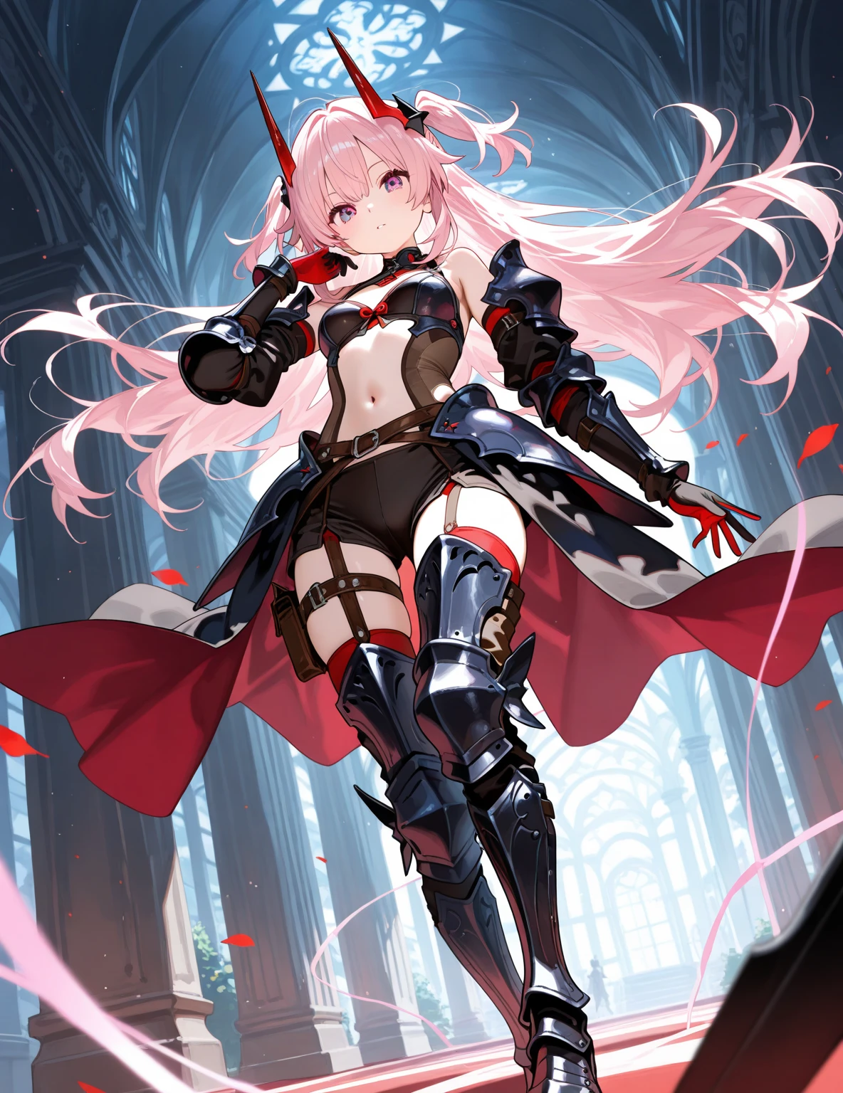 2 Samurai Girl , Twins ,Waist Long Light Violet Hair, Red Eyes, white leotard, white pants, bare shoulders, overskirt, hip vent, hat, kasa , scarletg, bodysuit, headpiece, half-skirt, belt, asymmetrical legwear, sheath, Battlefield, Mech, Robot, Debris, ((Best quality)), ((masterpiece)), 3D, HDR (High Dynamic Range),Ray Tracing, NVIDIA RTX, Super-Resolution, Unreal 5,Subsurface scattering, PBR Texturing, Post-processing, Anisotropic Filtering, Depth-of-field, Maximum clarity and sharpness, Multi-layered textures, Albedo and Specular maps, Surface shading, Accurate simulation of light-material interaction, Perfect proportions, Octane Render, Two-tone lighting, Wide aperture, Low ISO, White balance, Rule of thirds,8K RAW, Aura, masterpiece, best quality, Mysterious expression, magical effects like sparkles or energy, flowing robes or enchanting attire, mechanic creatures or mystical background, rim lighting, side lighting, cinematic light, ultra high res, 8k uhd, film grain, best shadow, delicate, RAW, light particles, detailed skin texture, detailed cloth texture, beautiful face, (masterpiece), best quality, expressive eyes, perfect face,nikkeredhood,hair over one eye,marian,Scarlet (nikke),hellsparadise style,fuyumi