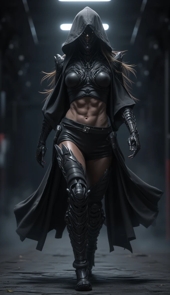She has a punk rock look and blonde dreadlocks hair...Hyper-realistic close-up photo of Scarlet Chase, blue eyes, masterpiece, Best quality, (Photorealistic: 1.4).