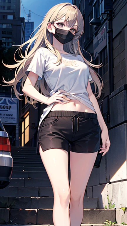 , seios grandes, yellow eyes, student clothes