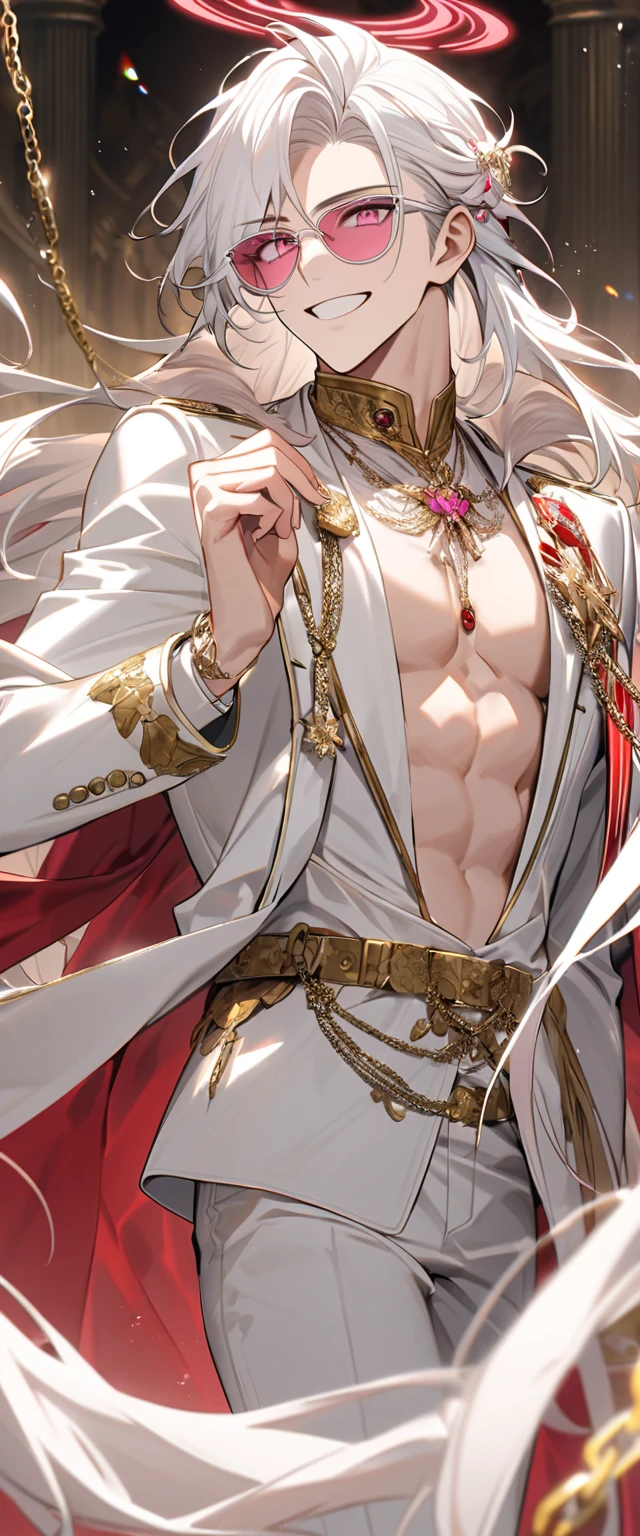 Fogrim,male pubic hair,whitehair,figure,Purple Warframe,Rome