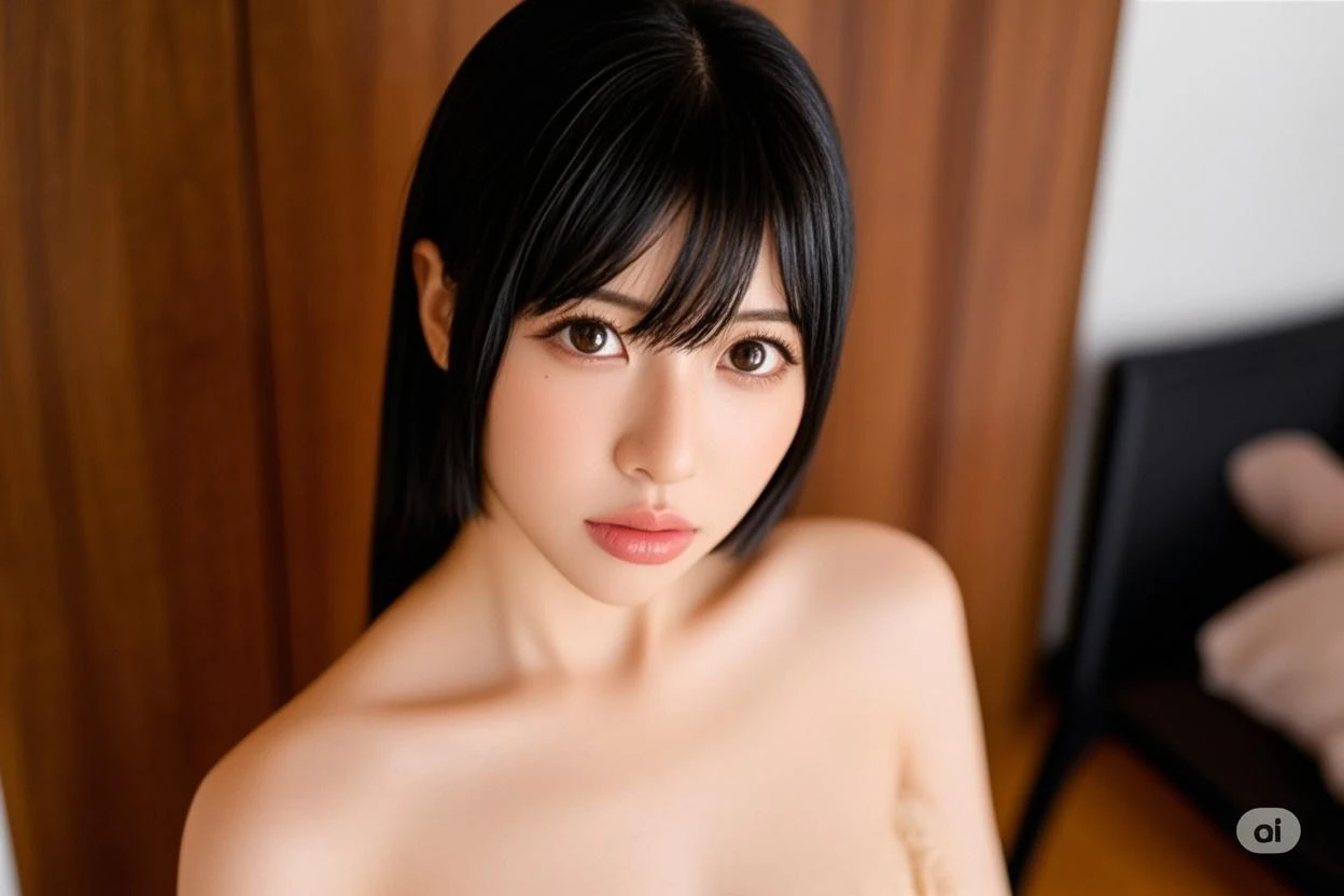 A Japanese Lady,a picture,realisitic,Realistic,A dark-haired,NSFW,Vaginal ejaculation