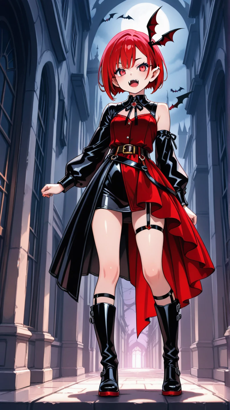Anime character with red hair and a black umbrella, fire!! whole body, whole body!! Dynamic action poses, detailed Key Anime Art, Official Art, Game Art!!, Official Artwork, Official character art, high detailed Official Artwork, Key Anime Art, Anime Key Visual Concept art of, whole body!! Dynamic pose, Anime Key Visual Concept, Combat pose,male