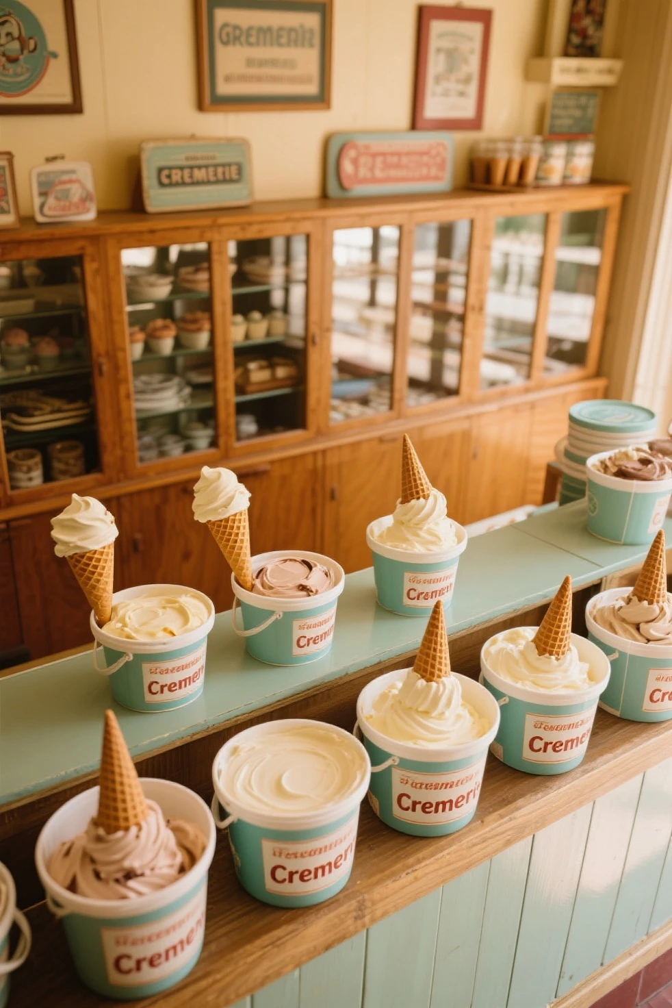 KIDS BLONDIE ICE CREAM.