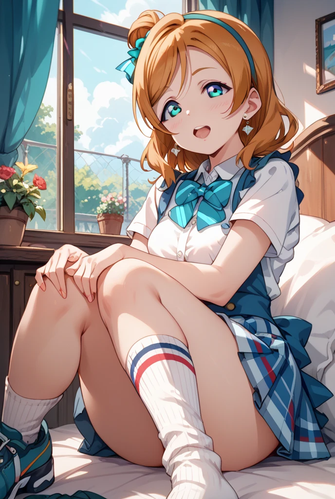 Cute loli,Barefoot,Tummy down,head looking up,Raise your feet,shift dresses,white panties,largeeyes,Anime cute face,looking at book,Wet da