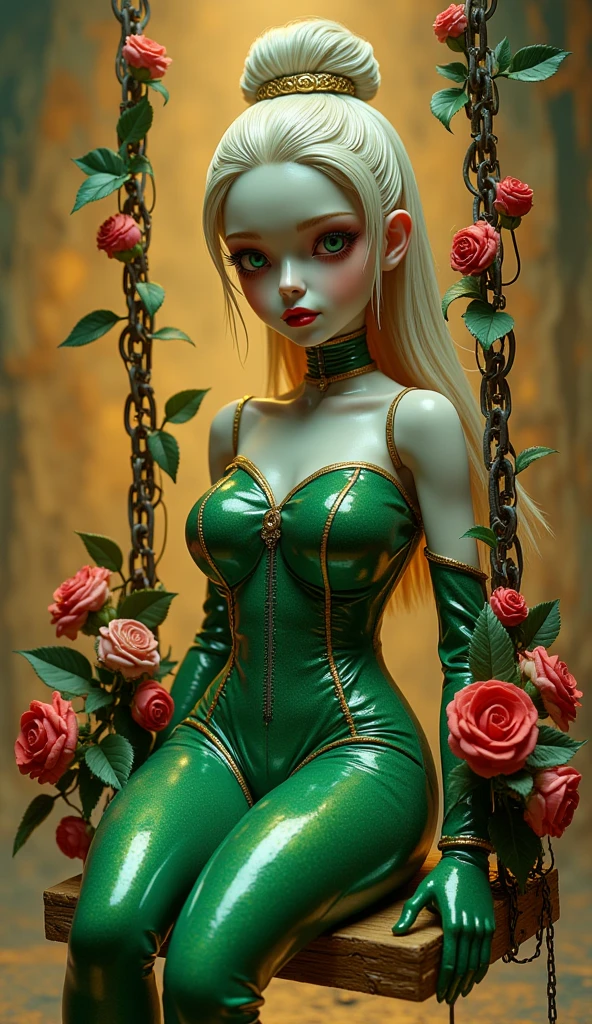 Pubic hair,, Naked, full bodyesbian, Middle breast,Beautiful detailed eyes, (Long hair:1.2), (8K, Best quality, Masterpiece:1.2), (Realistic, Photorealistic:1.37), Ultra detailed, 1 girl, Cute, Solo, (Blush), (Smile: 1.15), (Mouth closed), age 9