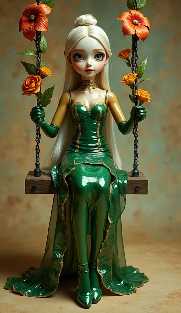 The nymph lives in the big forest.