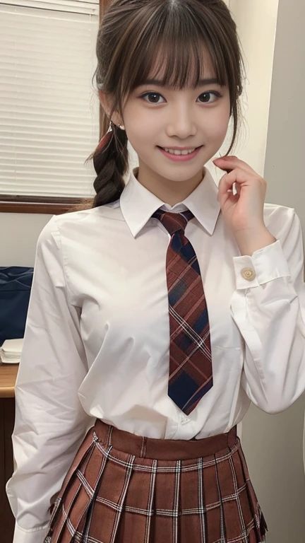 (masterpiece, Highest quality:1.2), 8k, 12才のFull nudityの女の子, 85mm,Official AR RAW Photos, スーパースリムなスレンダーbeautiful girl, (Navy blue short skirt、上Half BodyFull nudity、Show me your ears、Naked girls photoshoot、Full nudity, Cute Face, close, Half Body, Biolace, Gardenia, beautiful girl, , Thighs, Station platform、 Looking at the audience, No makeup, (Big smile), Film Grain, chromatic aberration, Sharp focus, Face Light, Bright lighting, 10 generations, Detailed face, Background blur, (Dark red tie:1.1)、((((((12-year-old girl))))))、((((((12才のFull nudity女子高生)))))、Narrow waist、Shy pose、Shy and nervous girl、 Sad face