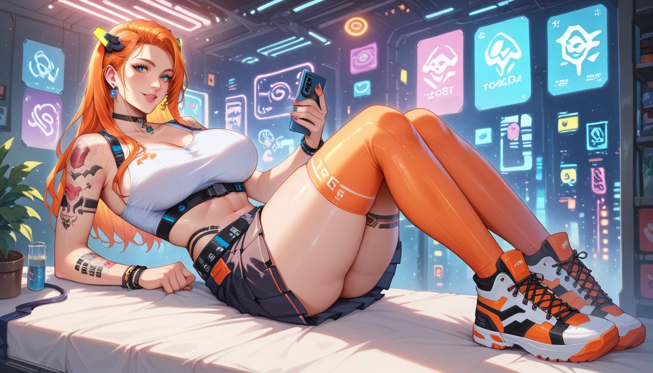 Video Game Control Inside a Heart, fondo rojo con reflejo de luz, High-resolution 8K image, imagen de 8 bits con mujer sexy animada futurista con control de video juegos