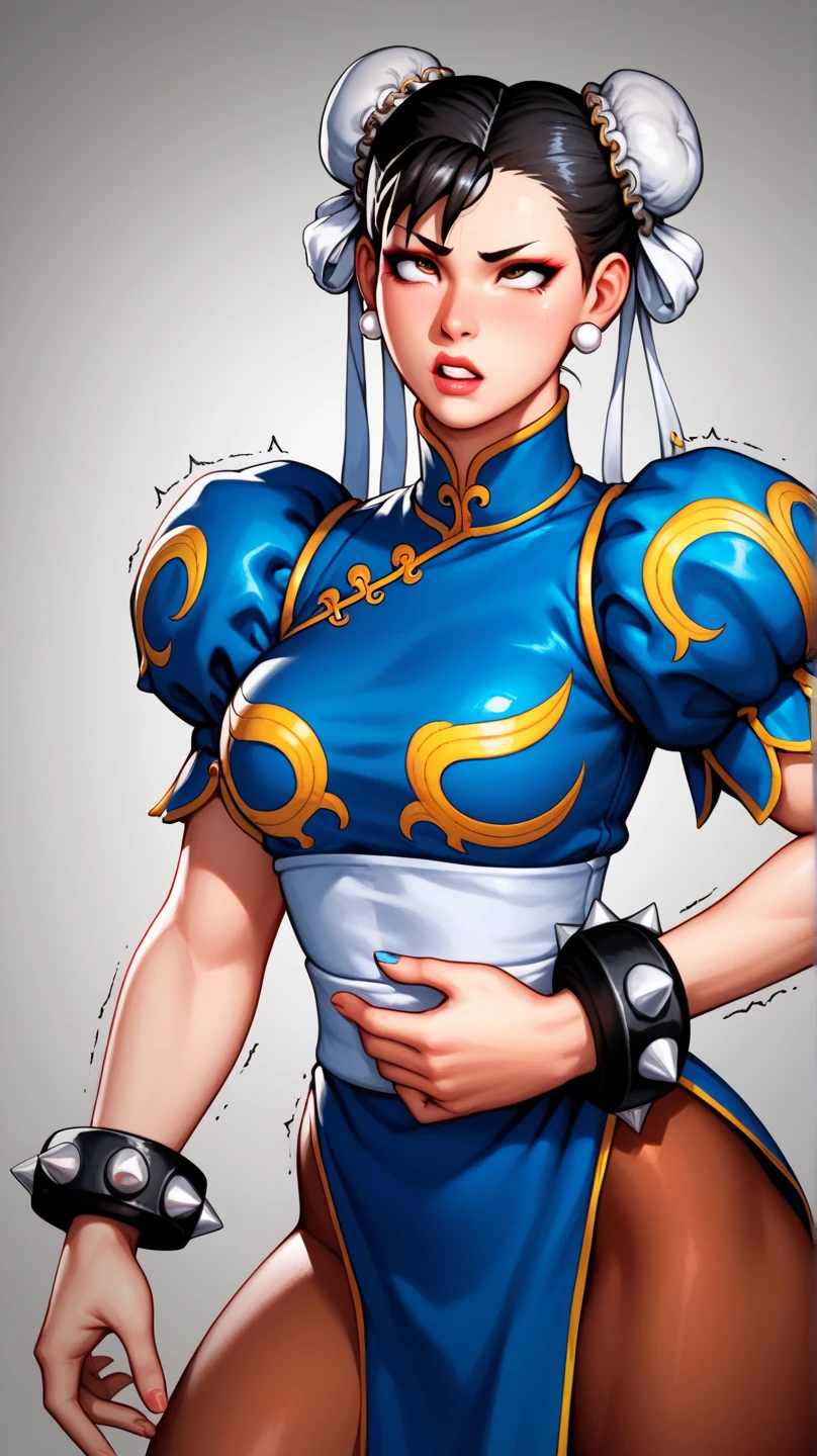<lora:Ickpot:0.6>ChunLi,cowboy shot, hands on hip, huge breasts, blue suits, from above,
(best quality, masterpiece, RAW photo,ultra-detailed:1.2), <lyco:GoodHands-beta2:1.0>,1girl,solo,looking at viewer,smile <lora:ChunLi_v1:0.5>