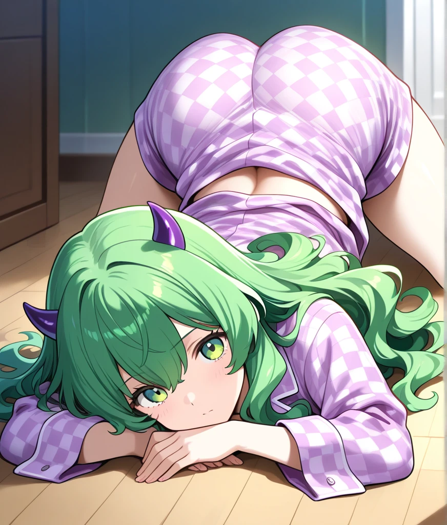 ((masterpiece,best quality)), high resolution,ultra detailed, detailed background,8k,16k,perfect lighting,detailed beautiful eyes,perfect pussy,1girl,nsfw,embarrassed,blush, (all fours,from behind:1.2),(back,vaginal,sex,hetero:1.4),1boy,1penis,(pov:1.4),from above,fisheye lens,pussy juice,show your butt,penis in vagina,bottomless,sweat,steam,look at viewer,happy smile,in heat,cum in vagina,(green hair,short stature,short body,purple eyes,kawaii,wooden house,colleirnd,colleidef,skinny,anime style),