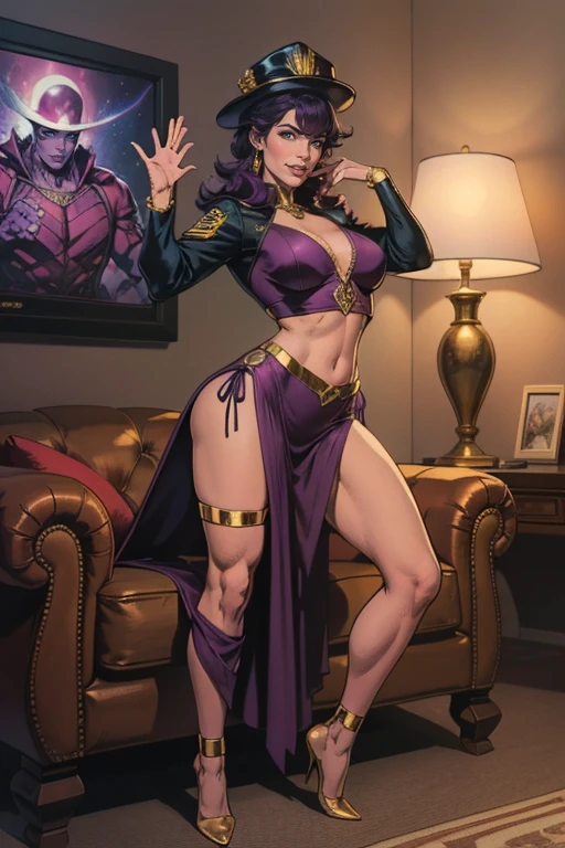 (full body:1.4),(rule of thirds),((hyper-realistic illustration:1.4)), cute 22 yo brunette Caucasian woman with green eyes. Sexy chubby figure, natural breasts, beautiful ass. Playful smile. mascara, eyeglasses, magenta blouse, turquoise skirt, yellow pumps. Architect's assistant, in office. Masterpiece, best quality(highly detailed:1.2),(detailed face and eyes:1.2), depth of field, 8k wallpaper, natural lighting, core shadows, high contrast, bokeh.
