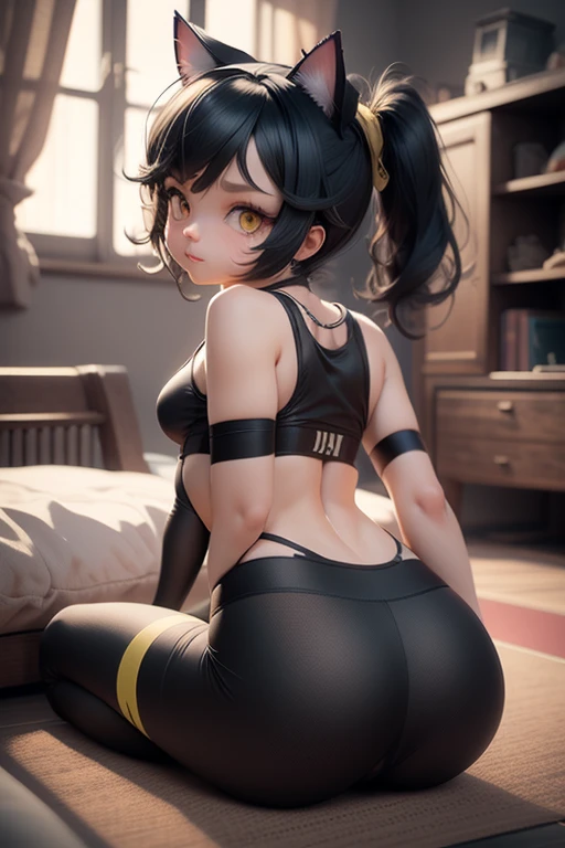 masterpiece, best quality, <lora:emperorpenguin-kemonofriends-richy-v1:1> emperorpenguin, 1girl, solo, standing, leaning forward, arms at sides