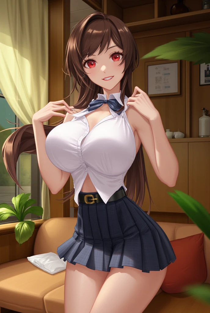 brother and Tall busty sister photo having , image of a tall 23 year old topless girl hugging with eight years old boy ,looking at young boy hugging , wearing lingerie, medium brown hair tied, tight glued miniskirt, midriff top with ruffles and tight buttons,huge big breasts,tight clothing, big cleavage,seductive look,red lipstick,licking a pen,blush (best quality, masterpiece1.2), (detailed eye: 1.2),wet hair, camel pives, detailed school background, sister seducing small brother,tall sister molesting young brother