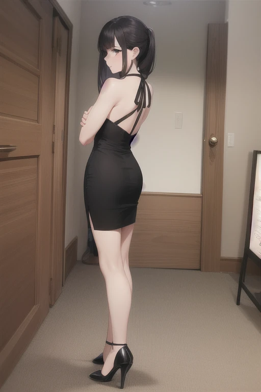 give me a picture of an older girl with sexy clothes