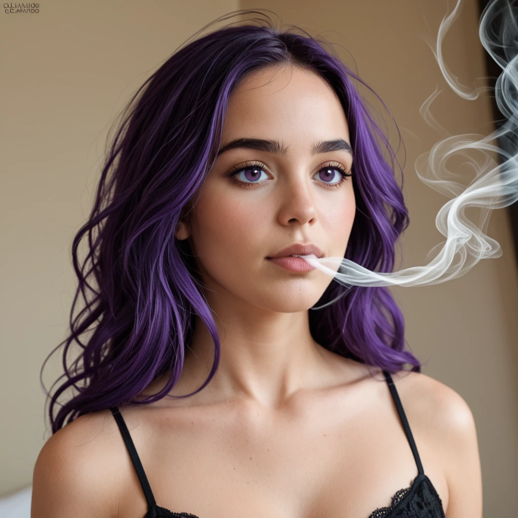 There is a woman who is sitting with a cigarette in her mouth, Anna Nikonova aka Newmilky, Dasha Taran, Yelena Belova, with cigarette, Style of Julia Razumova, Julia Gorokhova, Aleksandra Waliszewska, Angelina Stroganova, with very thin lips, Anastasia Ovchinnikova