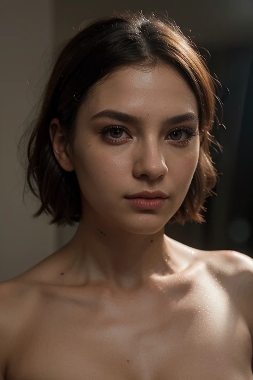 美しい若いアジアの女性、(((裸、金髪、手を後ろに回す)))、バックグラウンド ギャル、(((大きな胸、胸の谷間、しゃがんで足を開く、細い足、長足、小尻)))、腹筋を割る、(((スレンダーな、アヘ顔)))、daughter (masterpiece:1.4), (8K, genuine, raw picture, highest quality: 1.4), Japanese people, (1 girl), beautiful face, (genuineistic Face:1.4), (caramel hair, long hair:1.3), beautiful hairstyle, genuineistic Black Eyes, beautiful and fine eyes, (genuineistic Skin:1.3), beautiful skin, Charm, ultra high resolution, Ultra genuineistic, very detailed, golden ratio, (detailed face: 1.4), black hair, Age is 38, white see-through pants, NSFW, The shape of the nipple areola stands out, Look at this, genital shape see-through, drenched in sweat
