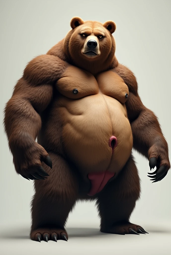 ((Best quality)), ((шедевр)), (Detailed), visage parfait, bear sitting in this bed, position sexuel , legs apart, main au niveau de la nuque, de face, chubby, furry art, completely naked, penis large et grand avec de la fourrure sur les testicules, dad body, hairy chest, bear body, bear face, furr body, expressive position, digital art, angry, embarrassed face, costaud, corps poilu, par mystikfox61, par darkgem, par Glitter Trap Boy, par bebebebebe