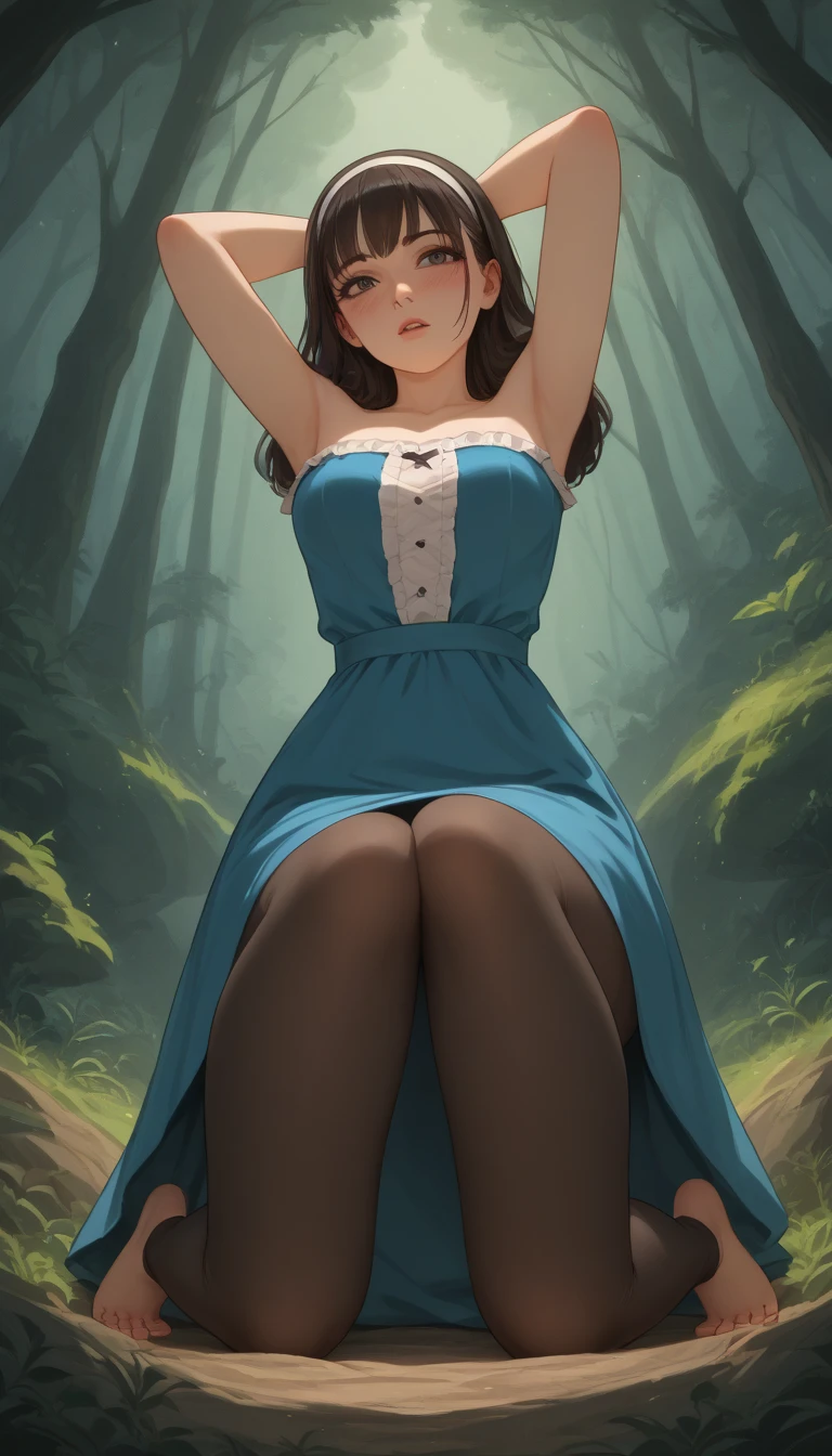 Busty, see through top, pixar style