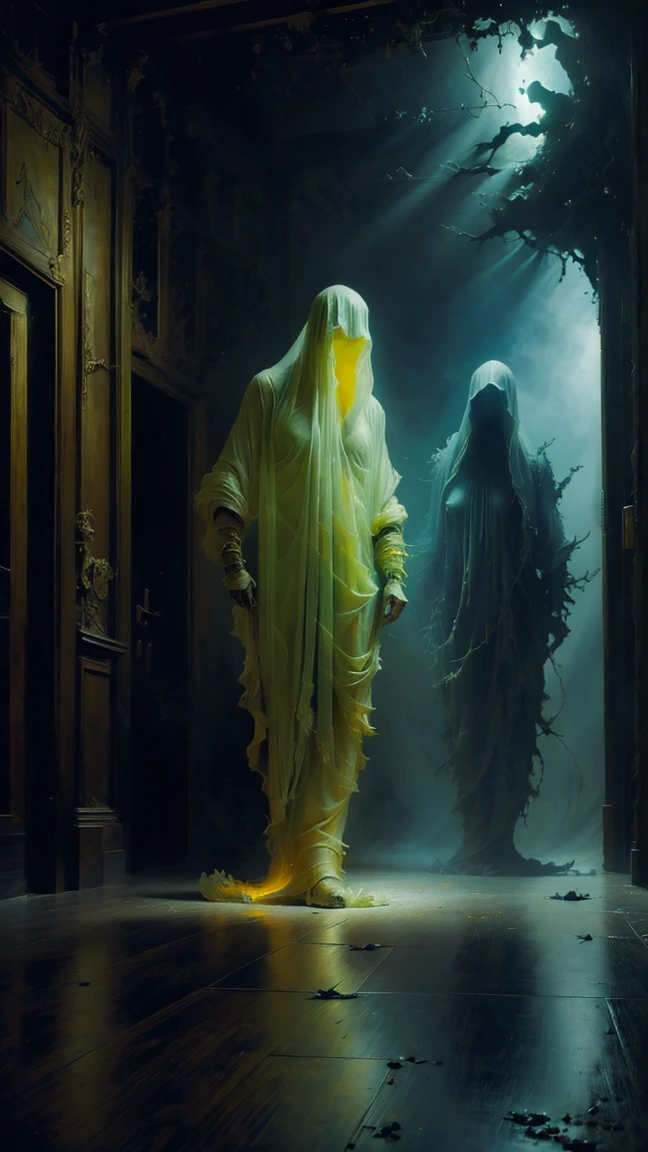 1 hunted ghost, high tech details