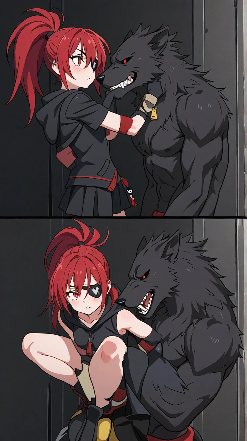 one girl, human girl, red hair, twin bun tails, bunny girl, leotard, red leotard, fishnet stockings, ripped clothes, bird rape, on all fours, avian crow, giant white crow, giant crow cock, giant crow penis, sex with loads of crows, sex with giant crow, double penetration, intense sex, penis as thick as an arm, dick as thick as an arm, (huge penis: 1.6), inside girl's pussy, girl's stomach bulging with cock, loads of semen, girl's ahegao, show, indoors, nightclub, stage, on a circular stage, (in the centre of a circular stage), (freak show tent), large audience, large number of people, in front of large numbers of people, in front of the public, being watched by the public, being made a spectacle of the public