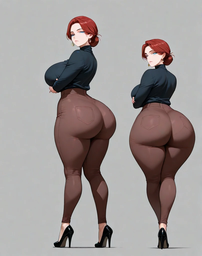 Helen parr, short brunette hair, (detailed eyes ),
((Best Quality)), ((Masterpiece)), ((Realistic)) 16 year old, girl, relaxed happy face, playful pose,
((Sexy body)) (big boobs), ((( nude , detailed nipples , detailed vagina ))) (((detailed character sheet, frontal view, side view, three quarter view))) (((white background))) 6 and a half heads full body