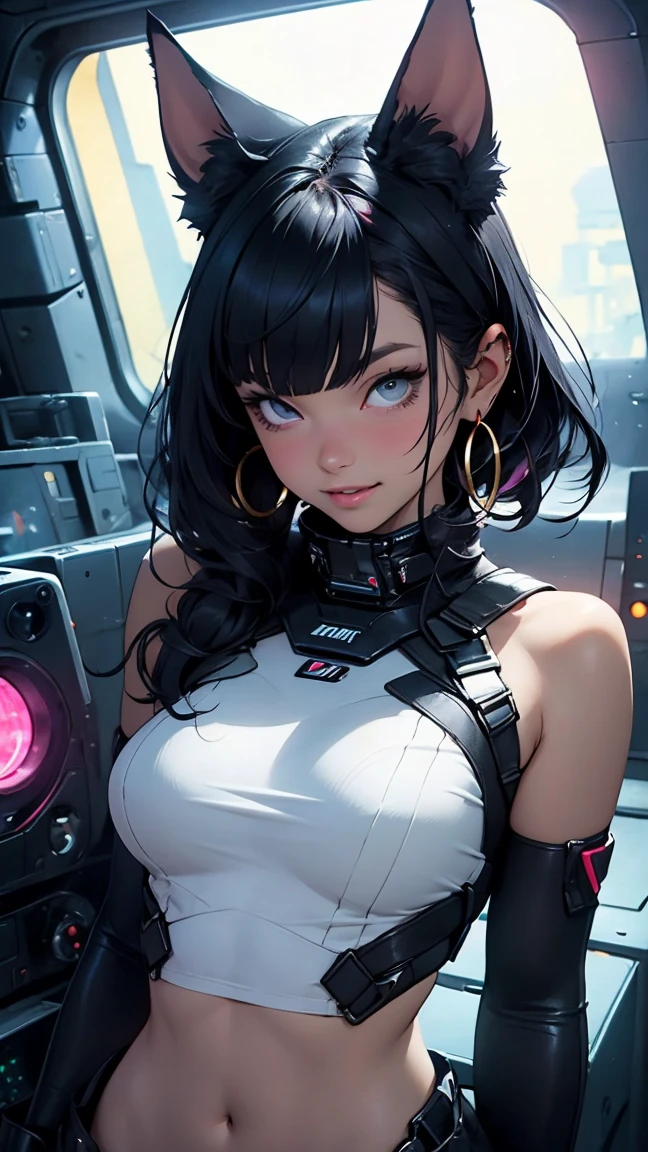 woman,A high resolution,Tear the clothes of the mech, , Chest exposed, Orgasmic eyes, There is white juice on the body