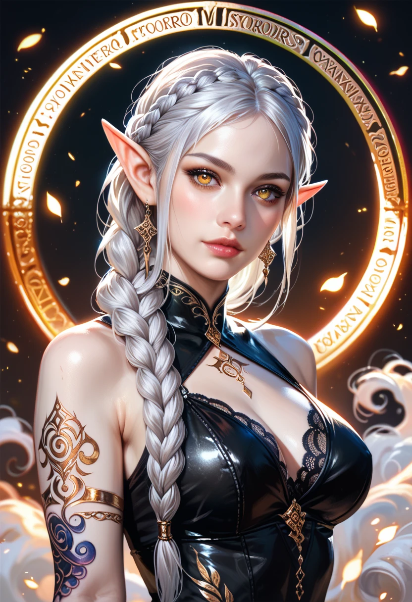 photography in the style of Labirynth, (elf woman:0.8) the dark crystal movies , close up of (nature) and (sad) creature with a (diminute) sword stained with (magic), in a beautiful and ruined ,fantasy,hyper detailed, real skin imperfections, hard lighting, bokeh, ((curi:1.2))(inspire forms in most beautiful elf woman:1.4) (angry:1.4) (ambient sad:1.4)(beautiful colors in fantasy world:1.4) (amazing luminous particles floating in the air:1.5)