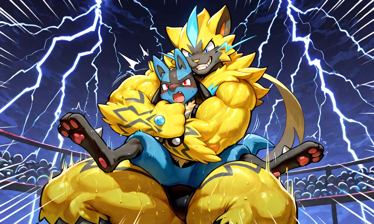 A young boy with devil-like wings,Mouth wide open with expression of pain,Sweating and drooling profusely,Semen dripping from his huge erect penis,A strong, well-trained body like a bodybuilder,A large amount of ,Orgy,self-sucking,Masturbation,Hero Suit,Crying face,