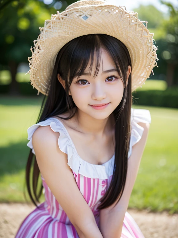 High resolution、High level image quality、In 8K、real live action、生picturegraphy、highest quality、masterpiece、超High resolution、生picture、Len、beautiful feces、table top、((Obscene content))、For adults、charm of 、absurd、((((Japanese elementary school student))))、japanese girl、((8-year-old))、((With a round face))、((Tanuki face))、((cute little face))、(((((embarrassed look)))))、white skin、((Chubby body type))、、Physical examination of adolescents、、knees、 thighs thighs thighs、solo、whole body、very nice、(((white ruffle white tank top:1.0) ))、 ((Pussy))、(Mansuji)、((white panties))、Are sleeping、(Photoreal:1.37)、photon mapping、realistic、radio city、物理ベースのLenダリング、depth of field rally background、picture、(((Japanese junior idol)))、sparkling eyes、glossy lips、too bright natural light、bright sun、too bright sunlight、(((((8-year-old)))))、(((Pussy)))、(Mansuji)、white tank top、open your legs、please open your legs、show off,(((dog pose)))、NSFW、((The background is a sunflower field))、((straw hat))