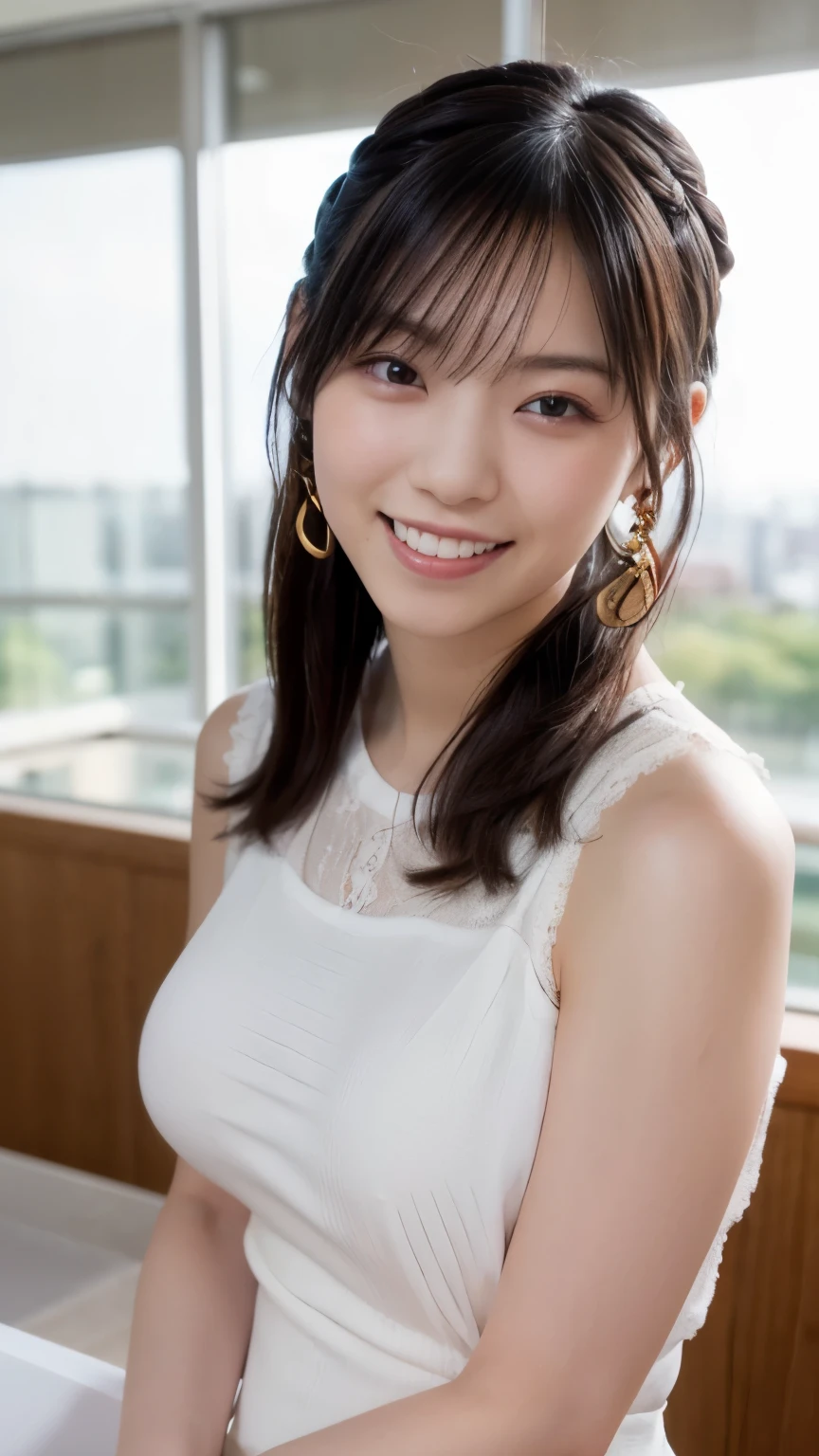 (8k、RAW Photos、highest quality、masterpiece:1.2)、(Realistic、Realistic)、1 Japanese girl、(Short hair)、((Black Hair))、((White Lingerie))、((Petite Woman))、(((Small Breasts)))、Lots of eyelashes、Glowing eyelids、skeletally correct