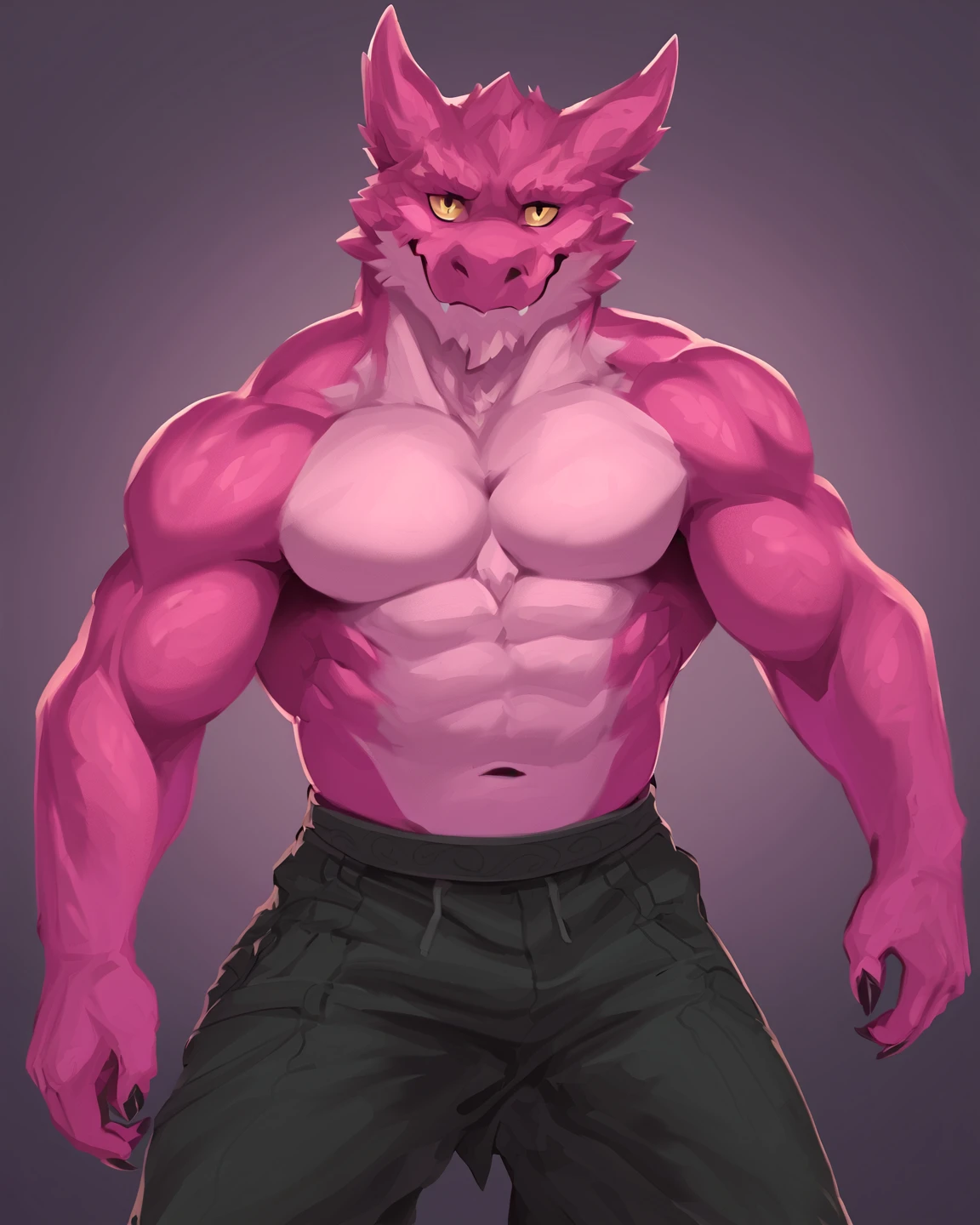 there are two different poses of a gray dragon male, back position, front position,sketches of a dragon male, pink dragon fursona, [ character design ], character adoptable, anthropomorphic dragonmale, tome + concept art, full body concept, fursona art, fursona commission, character design contest winner, big muscular, red sport shoes, shorts, white t-shirt , collar dog