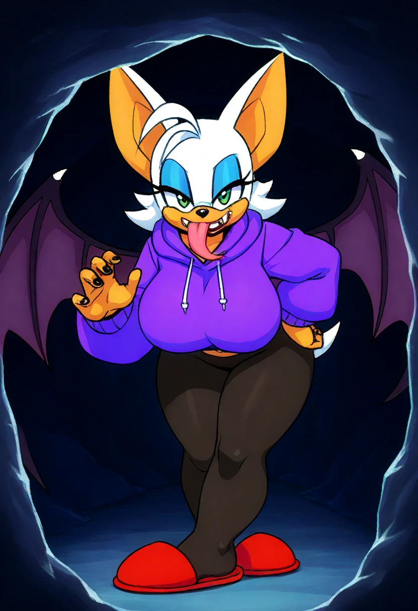 Minerva Mink (Animaniacs), <lora:SuccubusT-16:0.9>, SuccubusT, demon horns, demon wings, long hoodie, sleeves past wrists, best quality, masterpiece