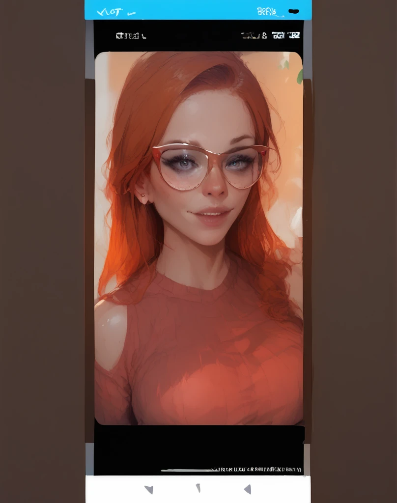 ginger, curly, hair tied up, freckled, skinny girl, lots of freckles on face, mirror selfie, girl is on her knees sucking dick, girl is cupping her , no bikini, no clothes, girl has to be naked, thick thighs, big butt, skinny waist, trimmed pussy, small, whole body must be in mirror, breckie hill, head to toe shot, needs to be looking down at phone
