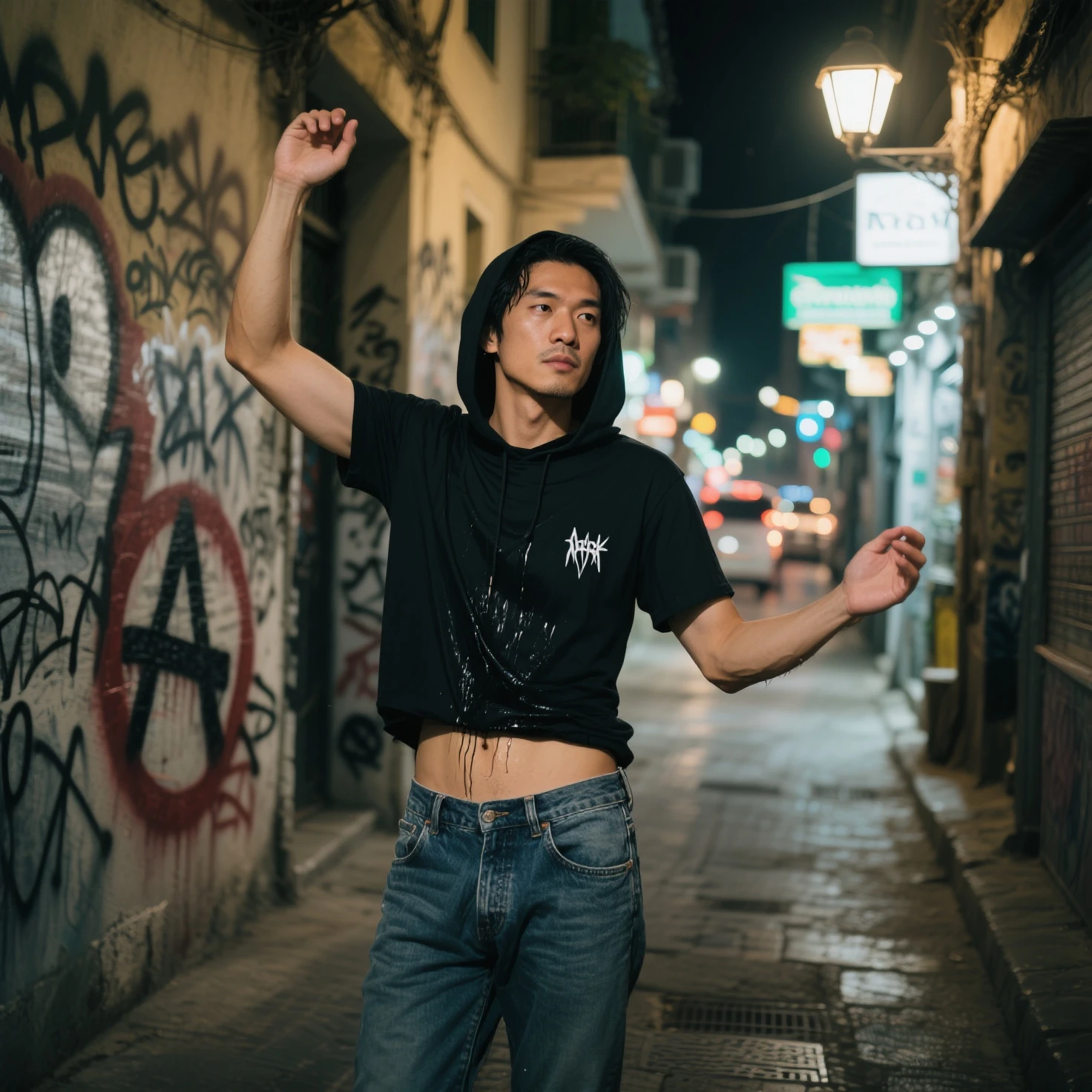A man in the city 