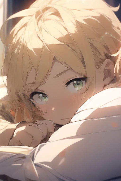 ((Best quality)), ((masterpiece)), (detailed), blonde masturbates