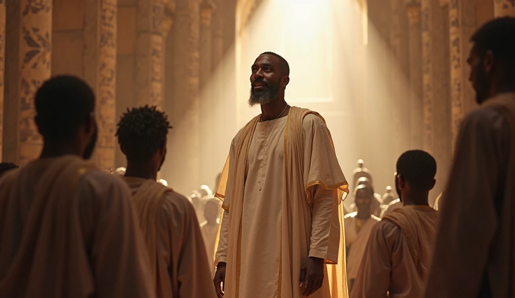 Shadrach Meshach and Abidnego and the angel according to the Bible