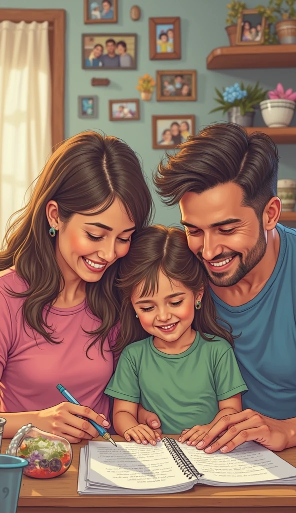 Gay dads with  twins daughter 