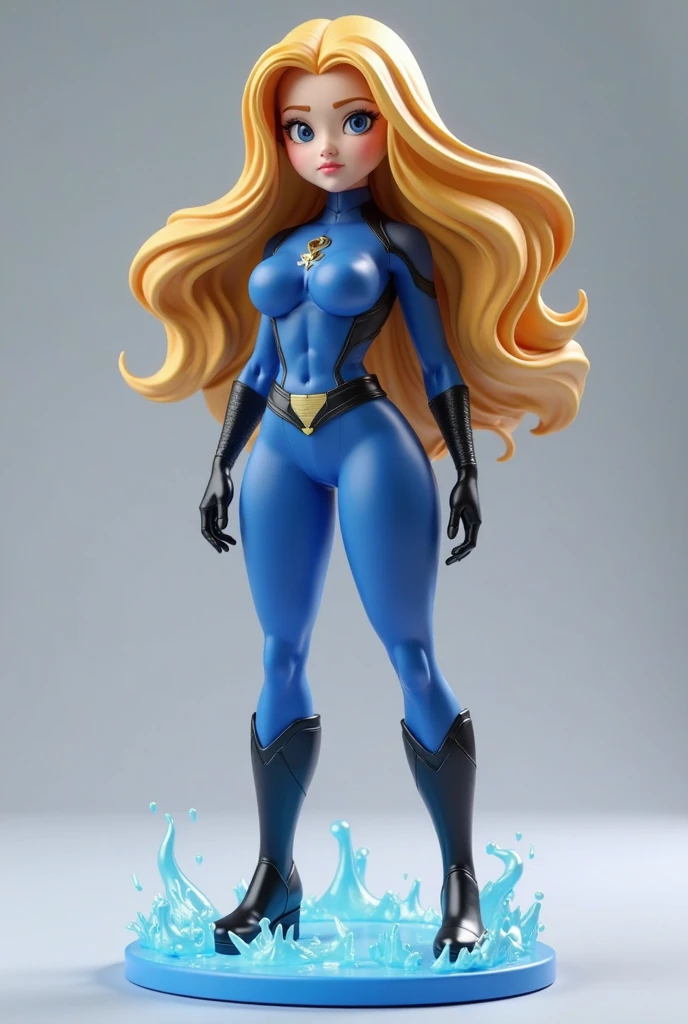 Queen's Stallion, latex skin, shiny skin, latex hair, shiny hair, futanari, horsecock futanari, eyes rolling back, Lucoa Horns, inflatable hair, plastic hair, seam lines, dollification, helenparrSDXL,1girl,short hair,brown hair,thighhighs,gloves,brown eyes,red bodysuit,superhero,domino mask,black gloves,cowboy shot, 1girl